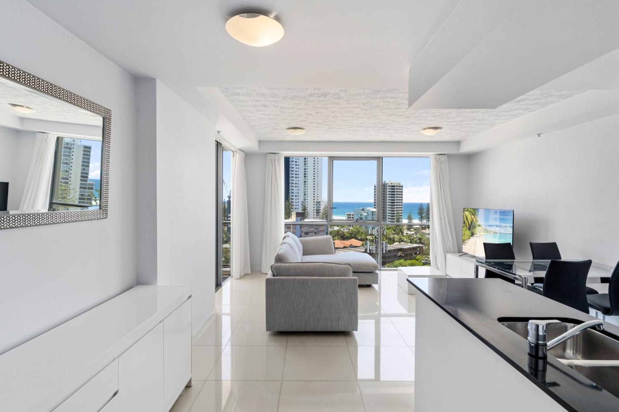 Oceanique - Ocean View 2bdr Parking Netflix Pool Apartment Gold Coast